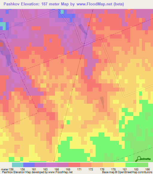 Pashkov,Russia Elevation Map