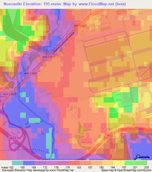 Novoselki,Russia Elevation Map