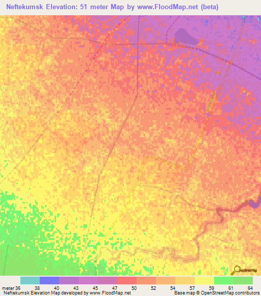 Neftekumsk,Russia Elevation Map