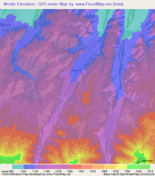 Morkh,Russia Elevation Map