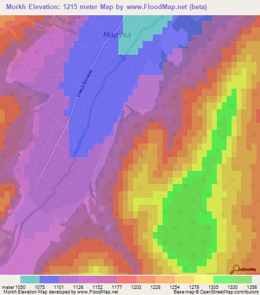 Morkh,Russia Elevation Map