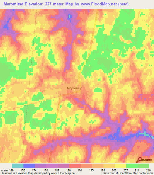 Maromitsa,Russia Elevation Map