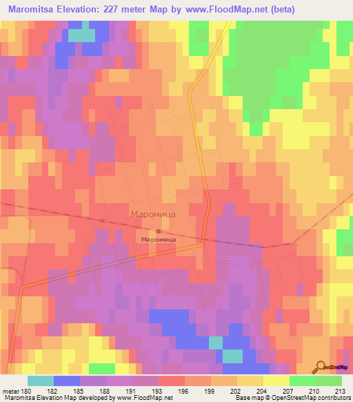 Maromitsa,Russia Elevation Map