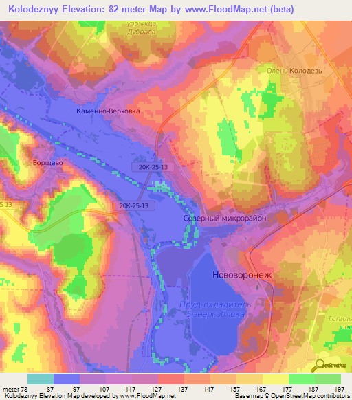 Kolodeznyy,Russia Elevation Map