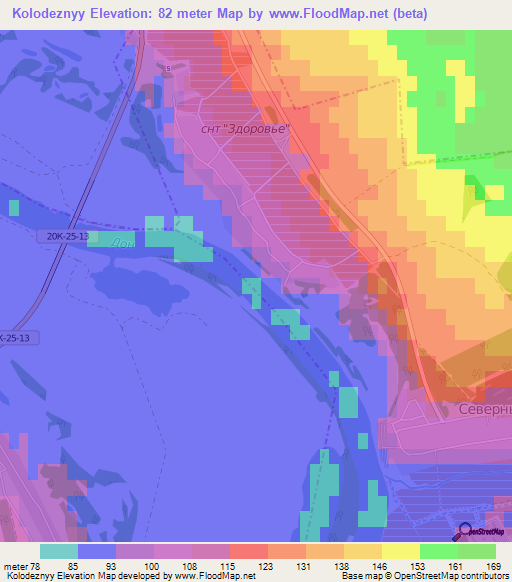 Kolodeznyy,Russia Elevation Map