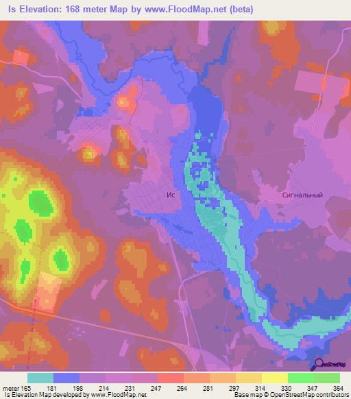 Is,Russia Elevation Map