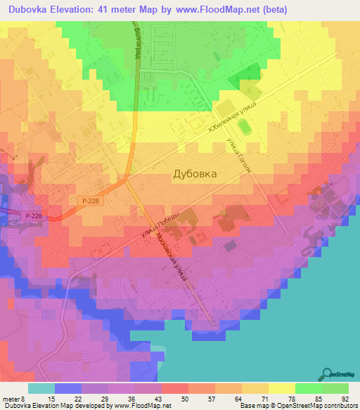 Dubovka,Russia Elevation Map