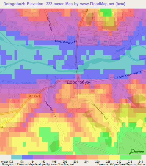 Dorogobuzh,Russia Elevation Map