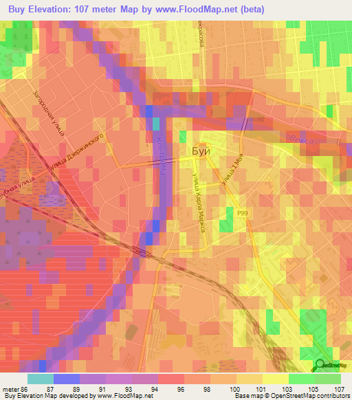 Buy,Russia Elevation Map