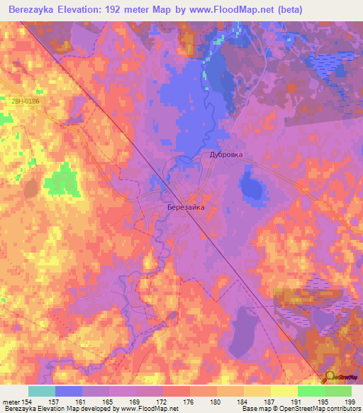 Berezayka,Russia Elevation Map
