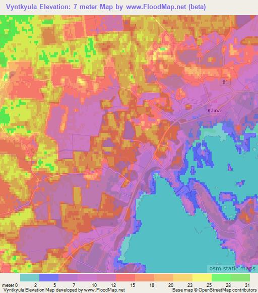 Vyntkyula,Estonia Elevation Map