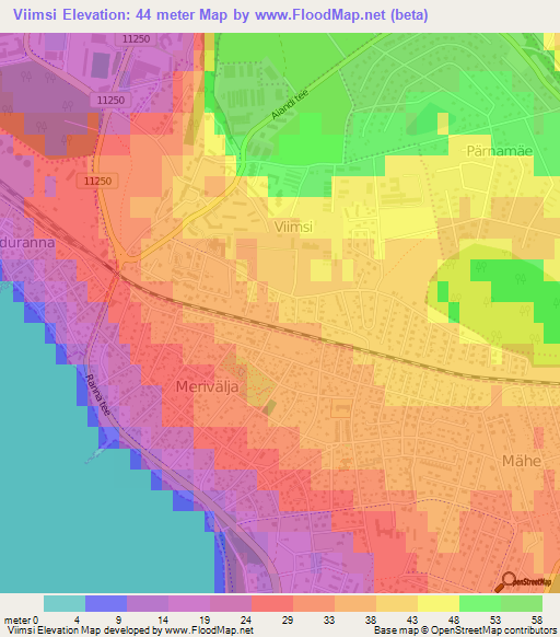 Elevation of Viimsi,Estonia Elevation Map, Topography, Contour