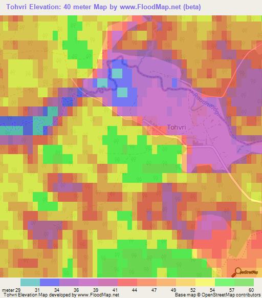 Tohvri,Estonia Elevation Map