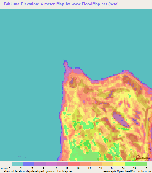 Tahkuna,Estonia Elevation Map