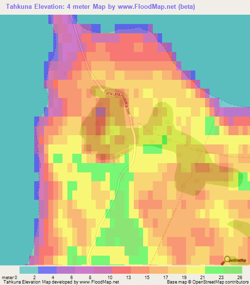 Tahkuna,Estonia Elevation Map