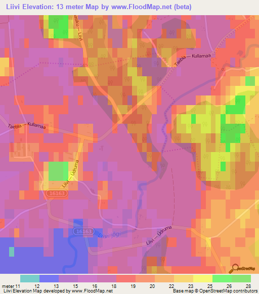 Liivi,Estonia Elevation Map