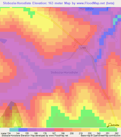 Slobozia-Horodiste,Moldova Elevation Map