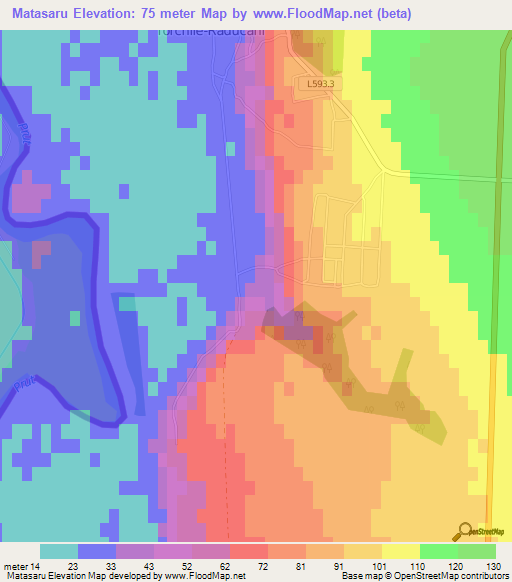 Matasaru,Moldova Elevation Map