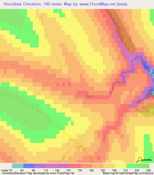 Horodiste,Moldova Elevation Map