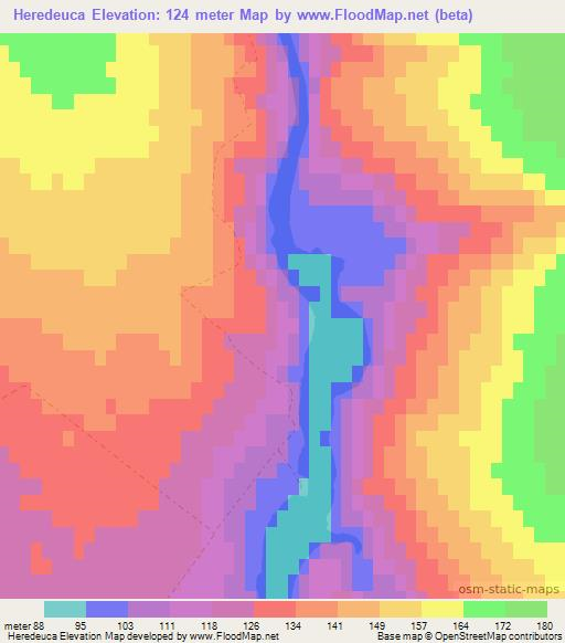 Heredeuca,Moldova Elevation Map