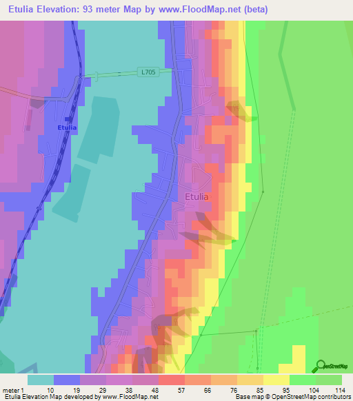 Etulia,Moldova Elevation Map