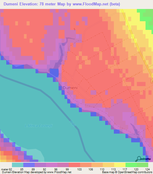 Dumeni,Moldova Elevation Map