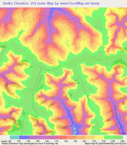 Redko,Russia Elevation Map