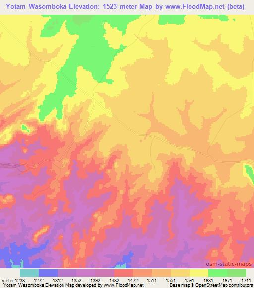 Yotam Wasomboka,Zambia Elevation Map