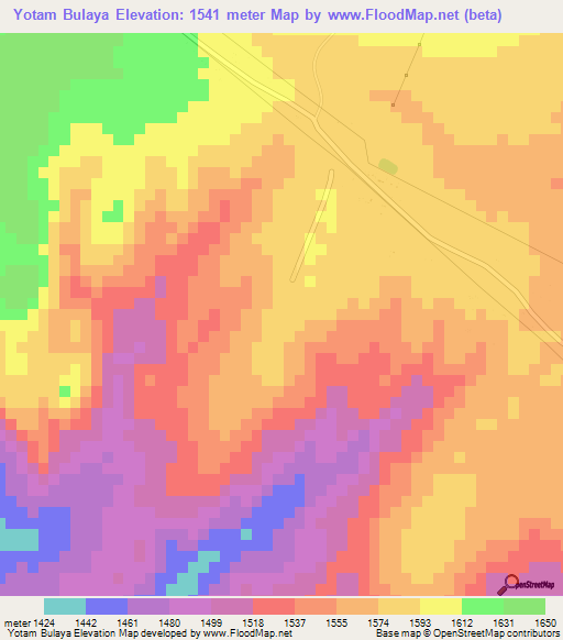 Yotam Bulaya,Zambia Elevation Map