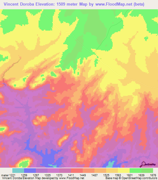 Vincent Doroba,Zambia Elevation Map