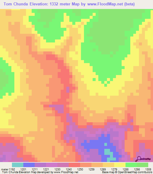 Tom Chunda,Zambia Elevation Map