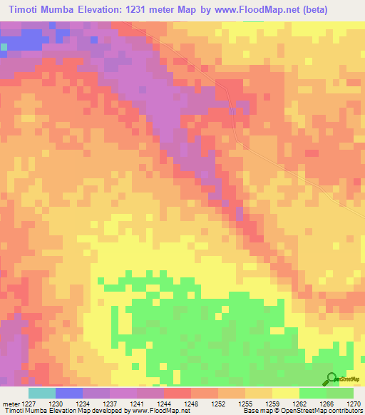 Timoti Mumba,Zambia Elevation Map