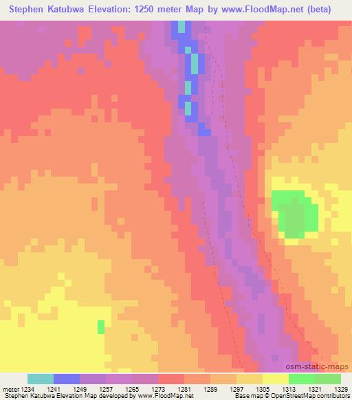 Stephen Katubwa,Zambia Elevation Map