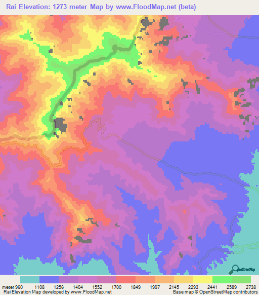 Rai,Pakistan Elevation Map