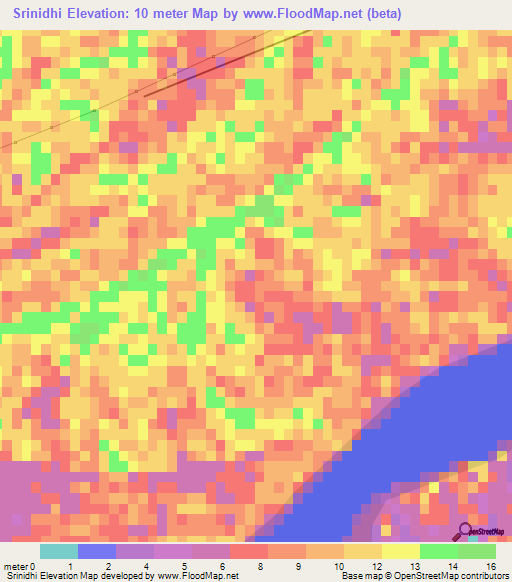 Srinidhi,Bangladesh Elevation Map