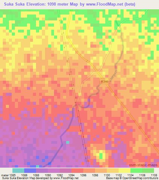 Suka Suka,Tanzania Elevation Map