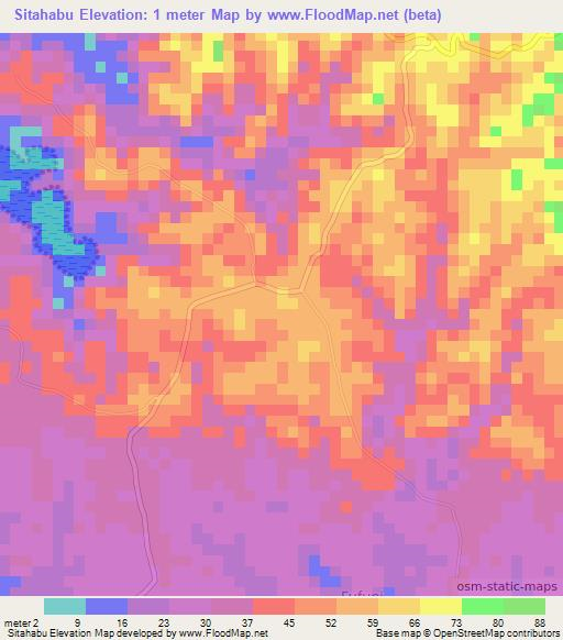 Sitahabu,Tanzania Elevation Map