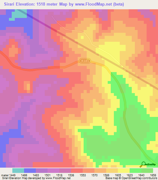 Sirari,Tanzania Elevation Map