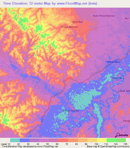 Time,Indonesia Elevation Map