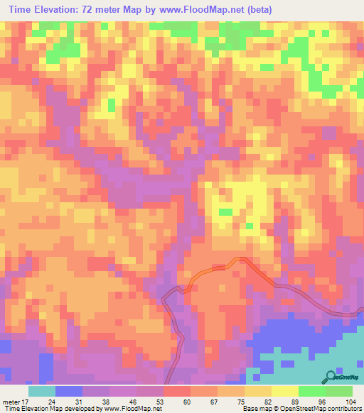 Time,Indonesia Elevation Map