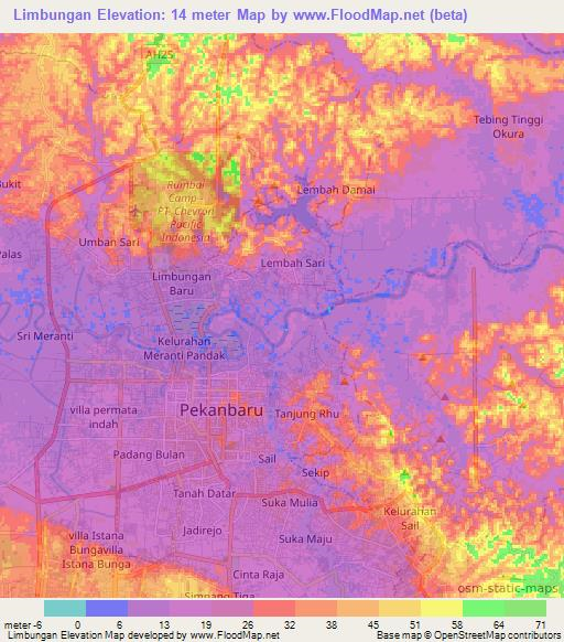 Limbungan,Indonesia Elevation Map