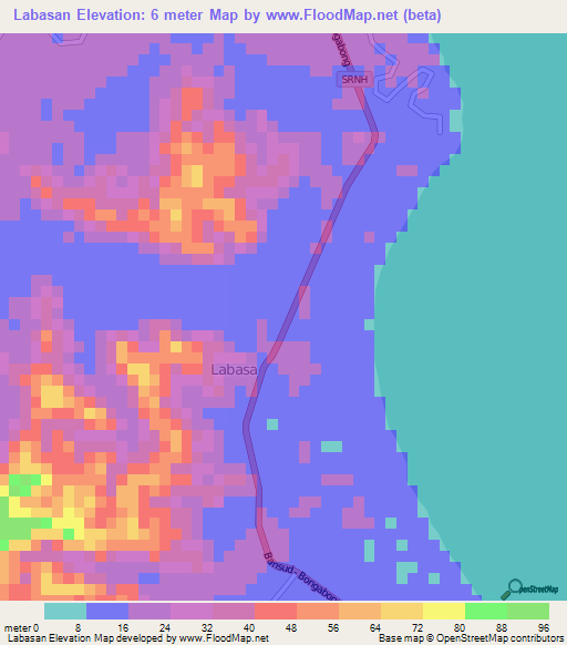 Elevation of Labasan,Philippines Elevation Map, Topography, Contour
