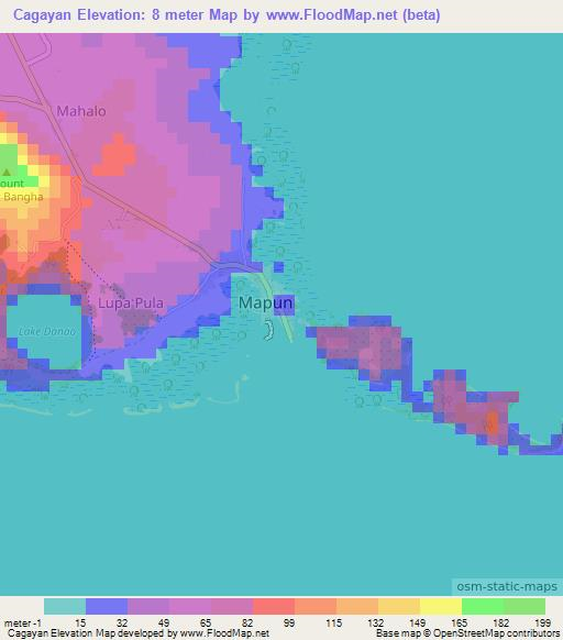 Elevation of Cagayan,Philippines Elevation Map, Topography, Contour