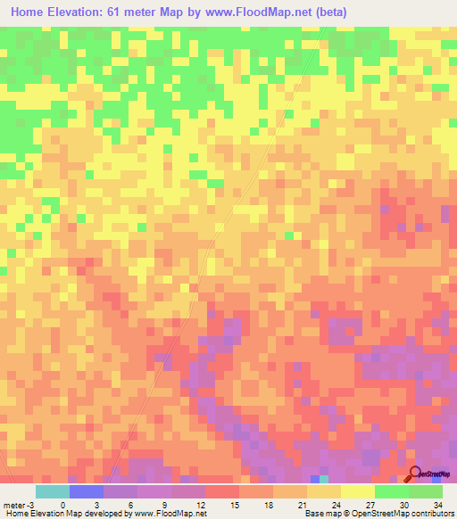 Home,Ghana Elevation Map