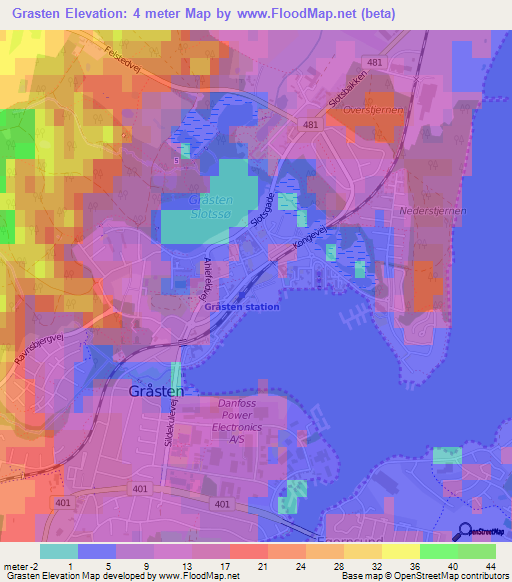 Grasten,Denmark Elevation Map