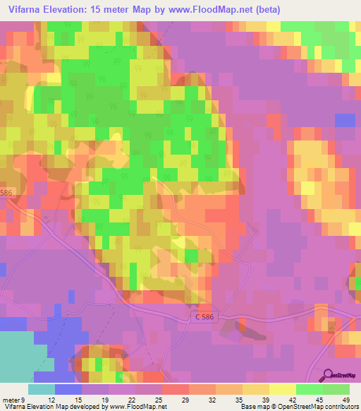 Vifarna,Sweden Elevation Map