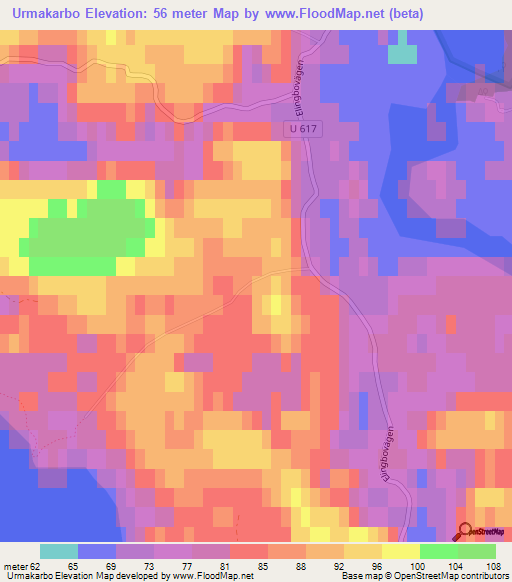 Urmakarbo,Sweden Elevation Map