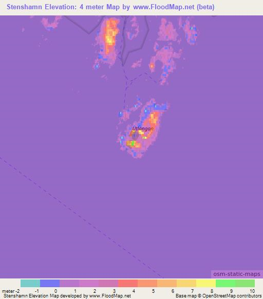 Stenshamn,Sweden Elevation Map