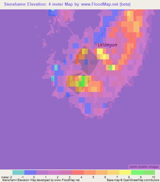 Stenshamn,Sweden Elevation Map