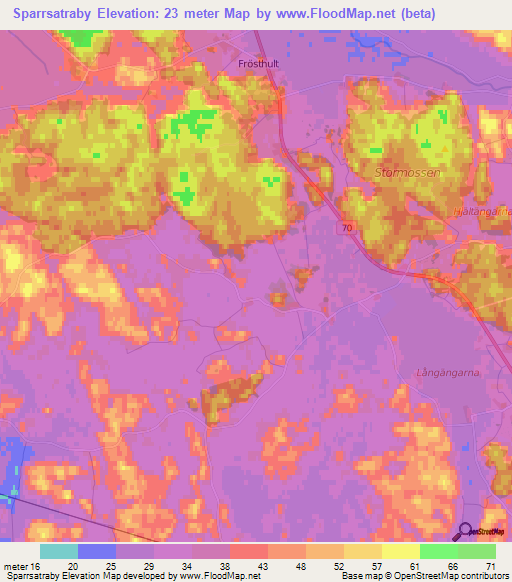 Sparrsatraby,Sweden Elevation Map